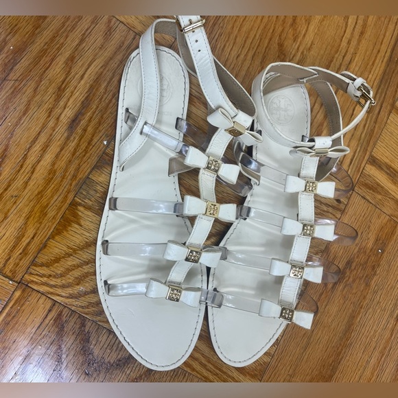 Tory Burch Kira Gladiator Bow Sandals size 10 - Picture 1 of 7